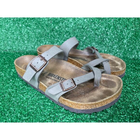 Birkenstock Shoes - Birkenstock Sandals Womens EU39 US 8 Mayari Birko-Flor  Comfort Slides Boho